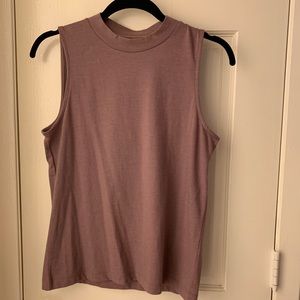 Madewell mock neck sleeveless tank